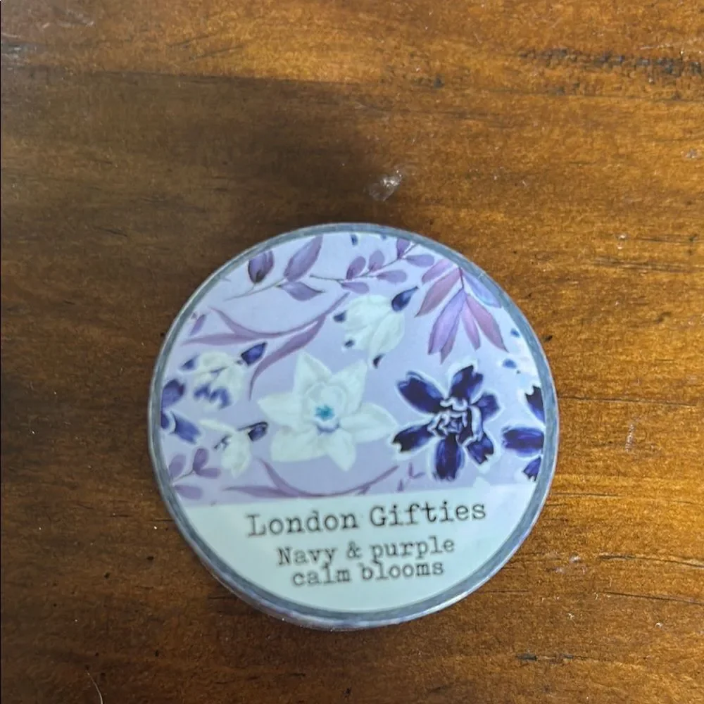 London Gifties Washi Tape gold & Purple print NEW